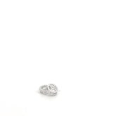14k White Gold .35ct G VS2 Round Diamond Jackets (For Stud Earrings)